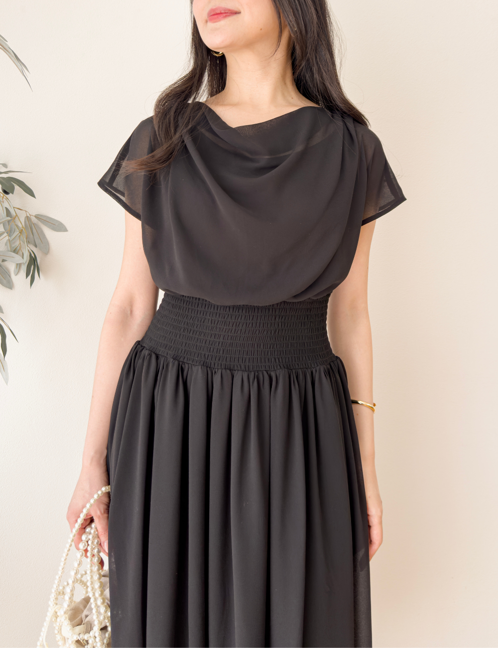 ドレープシャーリングワンピ - Pinup Closet ONLINE STORE