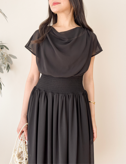ドレープシャーリングワンピ - Pinup Closet ONLINE STORE