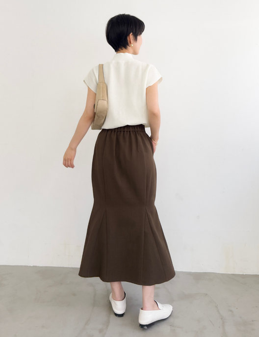 【ベーシックライン】ダブルポケットマーメイドスカート - Pinup Closet ONLINE STORE