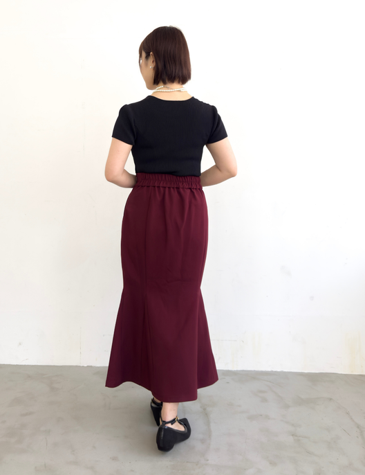 【ベーシックライン】ダブルポケットマーメイドスカート - Pinup Closet ONLINE STORE