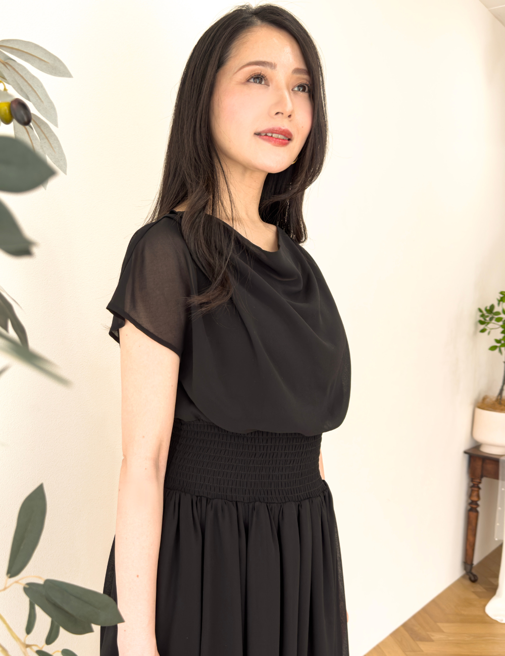 ドレープシャーリングワンピ - Pinup Closet ONLINE STORE