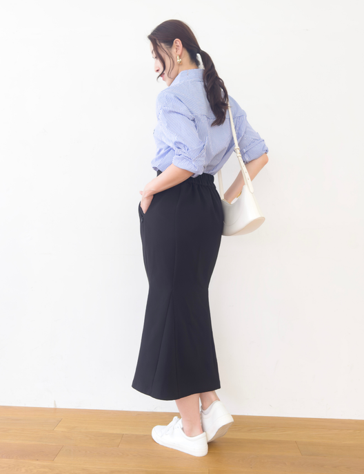 【ベーシックライン】ダブルポケットマーメイドスカート - Pinup Closet ONLINE STORE