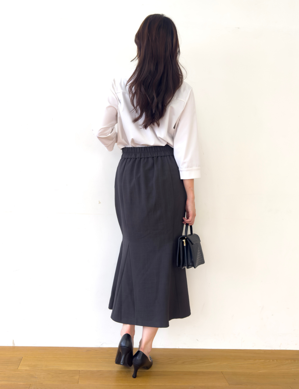 【ベーシックライン】ダブルポケットマーメイドスカート - Pinup Closet ONLINE STORE