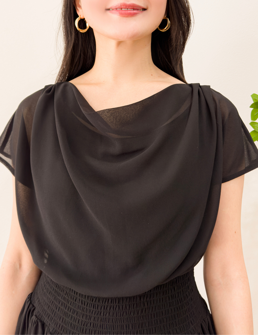 ドレープシャーリングワンピ - Pinup Closet ONLINE STORE