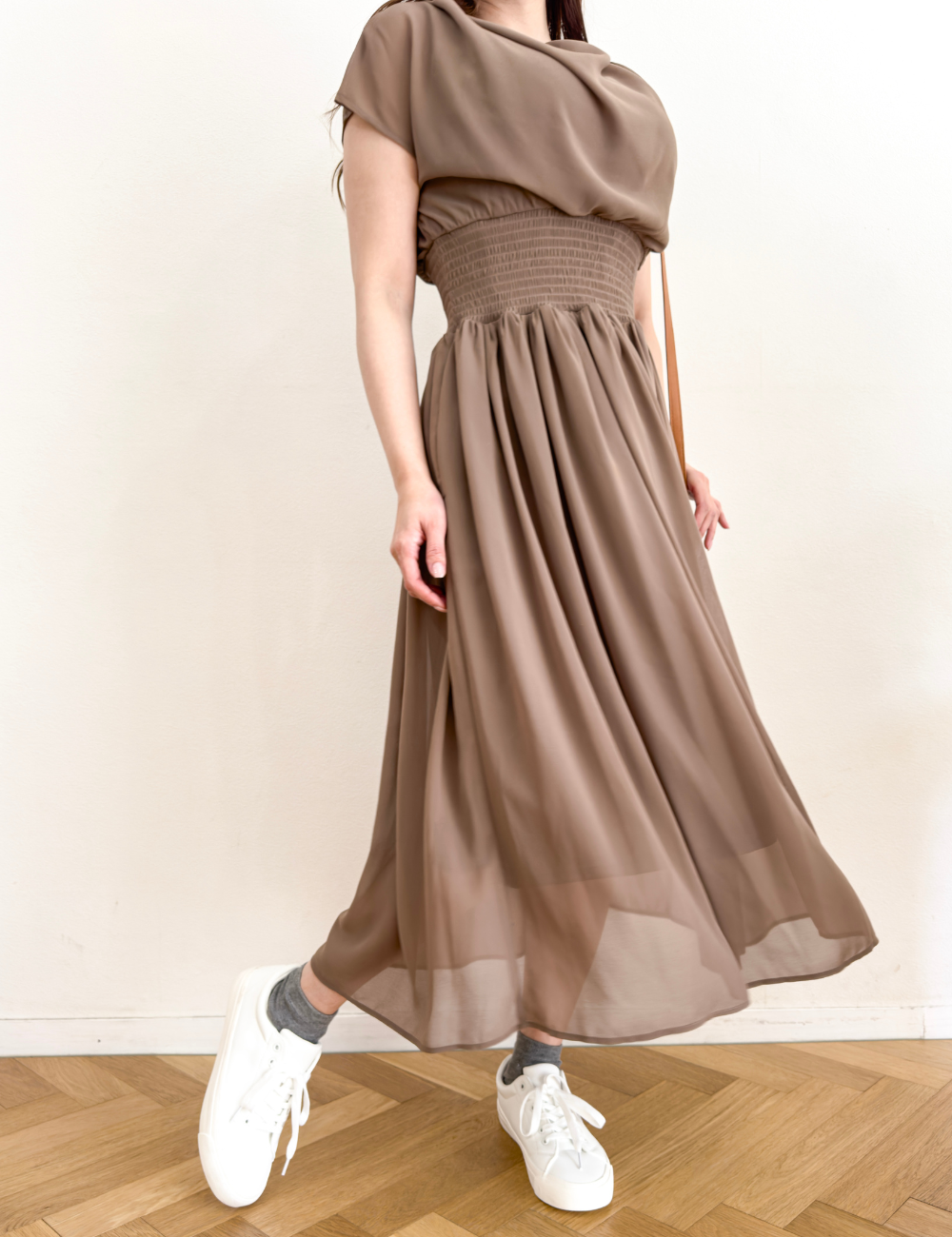 ドレープシャーリングワンピ - Pinup Closet ONLINE STORE