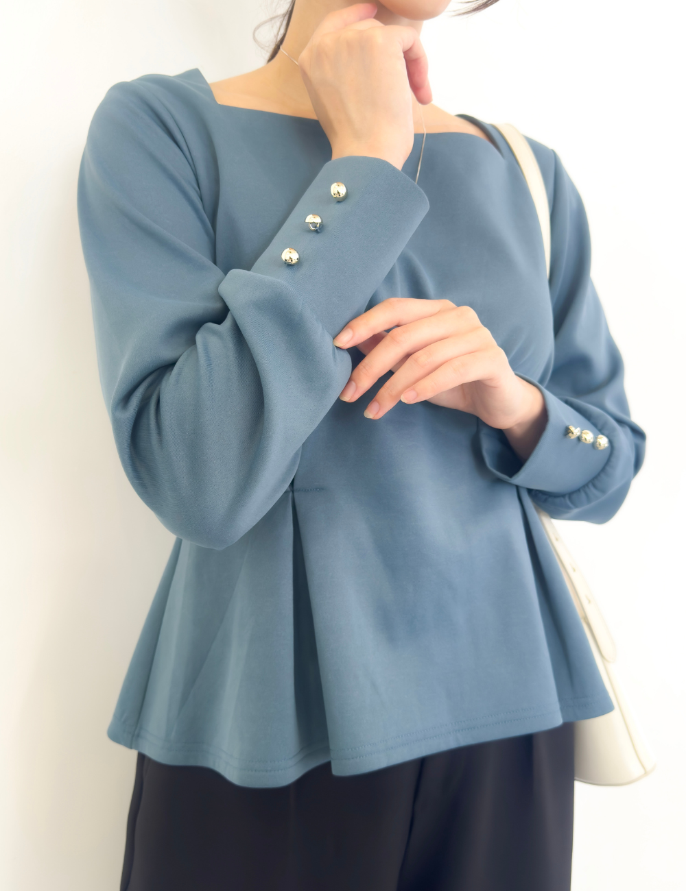 首延長ペプラムトップス - Pinup Closet ONLINE STORE