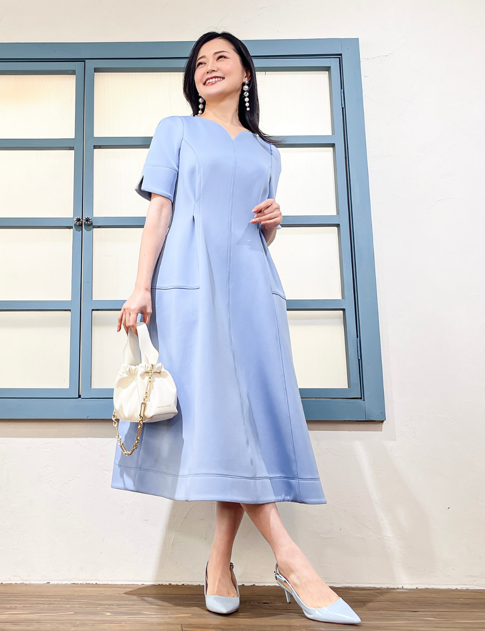 ストレッチハートネックワンピ - Pinup Closet ONLINE STORE