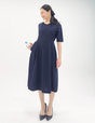 Linen-like Holiday Dress