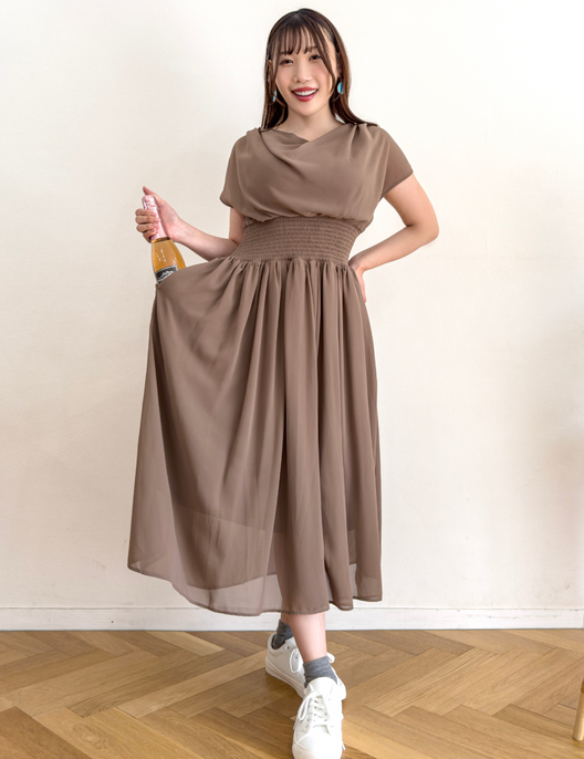 ドレープシャーリングワンピ - Pinup Closet ONLINE STORE