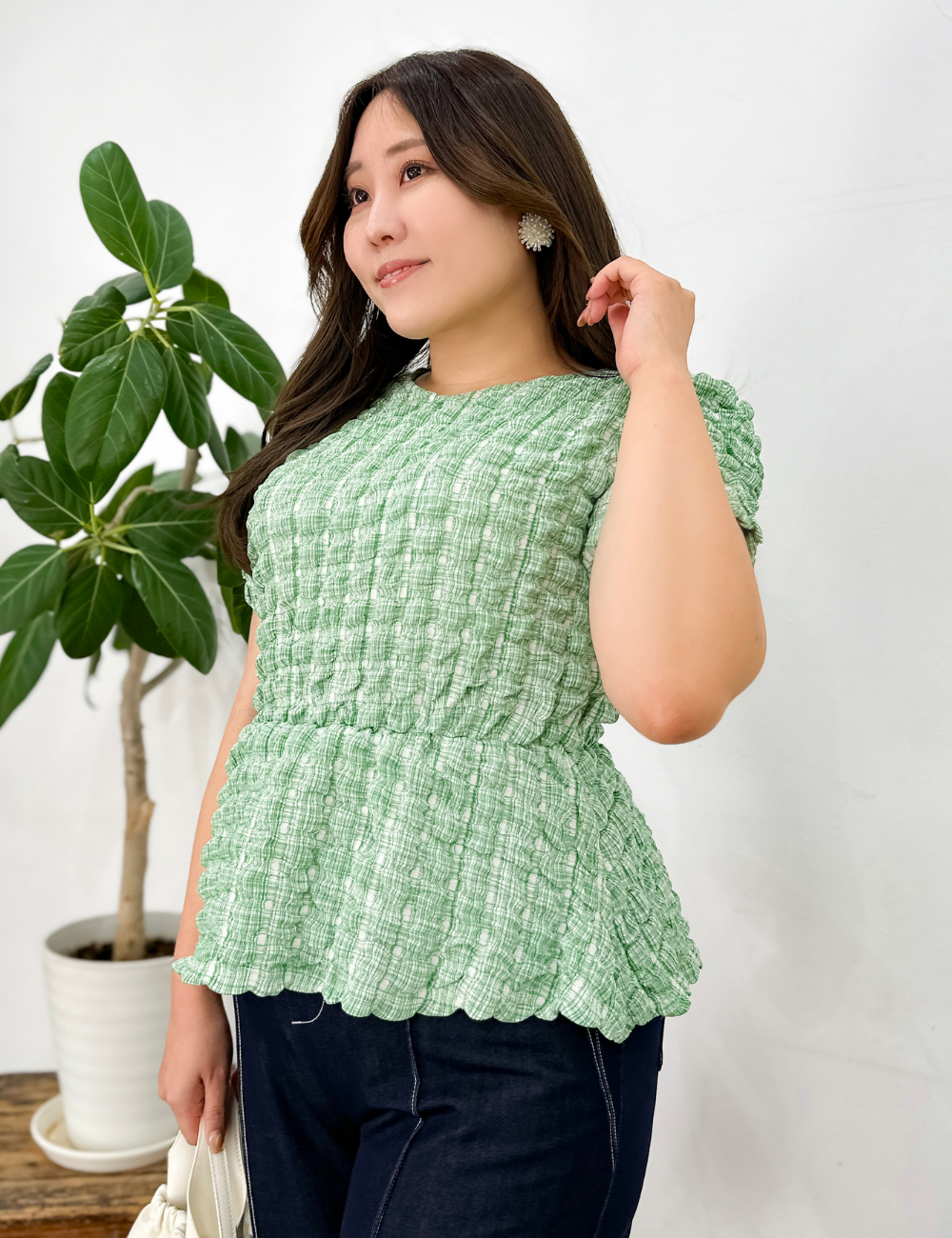 カフススリーブヘレナトップス - Pinup Closet ONLINE STORE