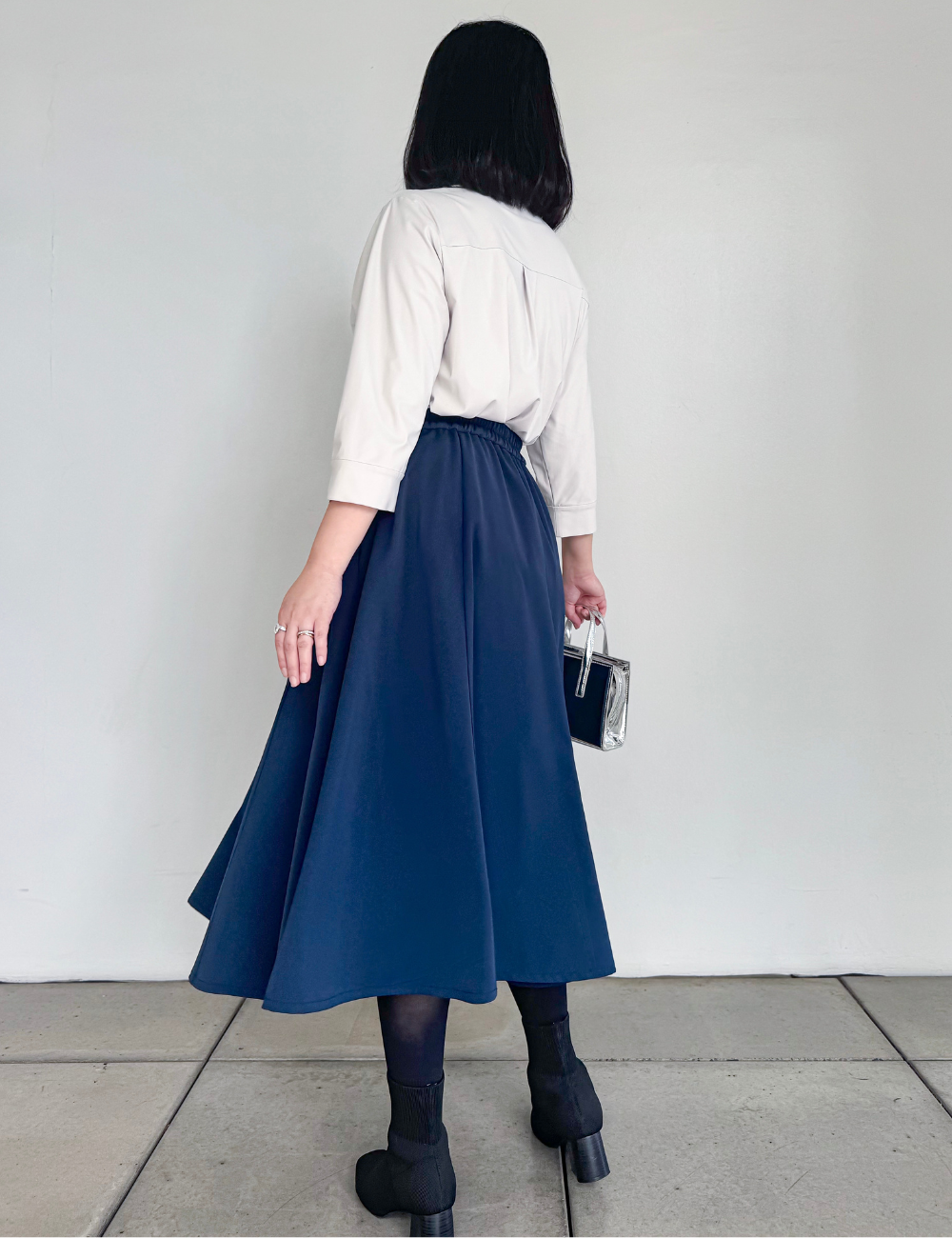 [Basic Line] Casual Flare Skirt