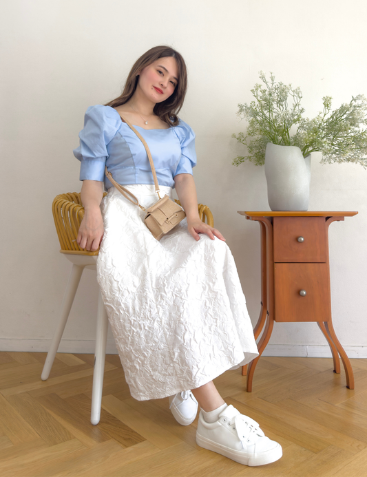 [Basic Line] Double Pocket Mermaid Skirt