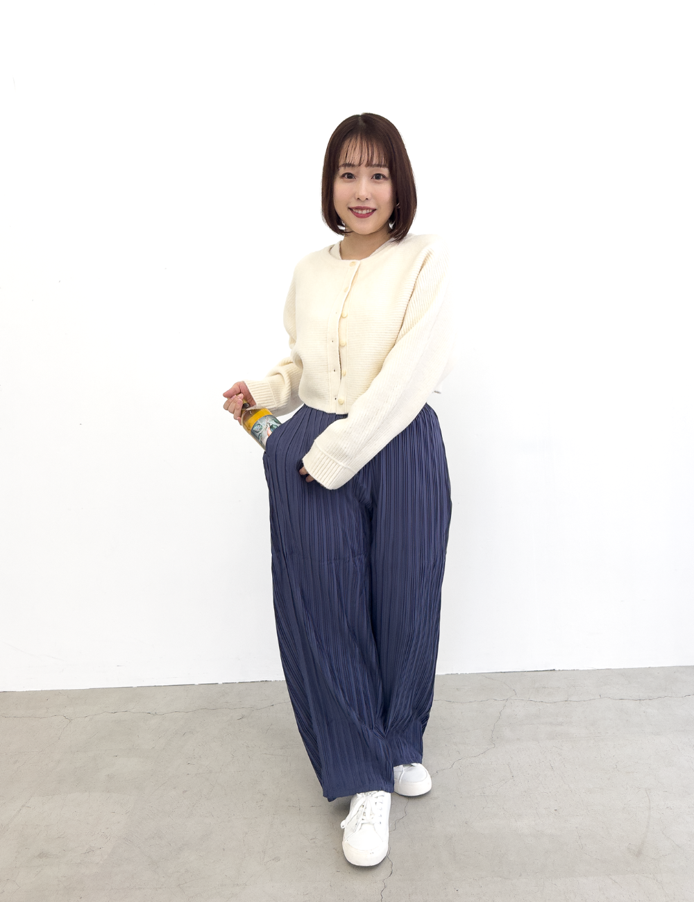 【セットアップ可能】プリーツストレートパンツ