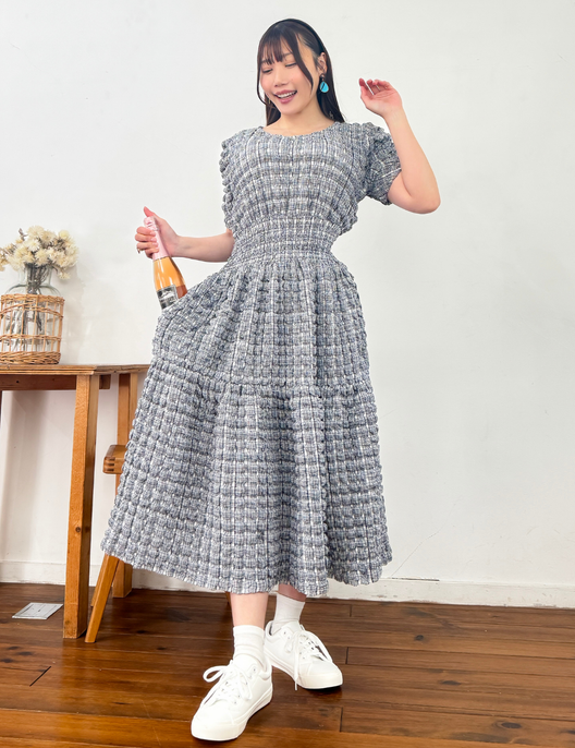 カフススリーブヘレナワンピ| CINEMATIQ by Pinup Closet カフススリーブヘレナワンピ| CINEMATIQ by Pinup Closet