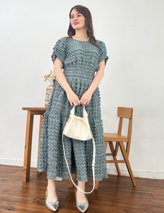 Cuff Sleeve Helena Dress