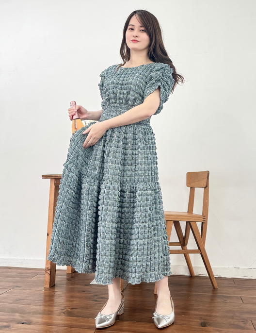 カフススリーブヘレナワンピ| CINEMATIQ by Pinup Closet カフススリーブヘレナワンピ| CINEMATIQ by Pinup Closet