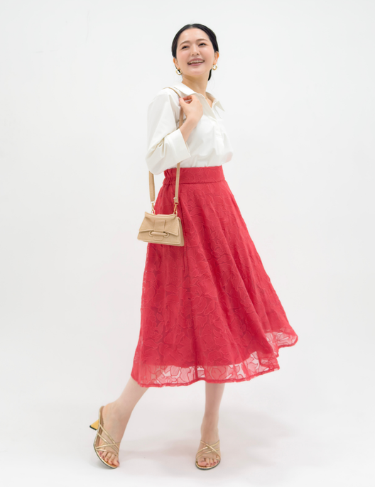 CINEMATIQ チュール刺繍レーススカート チュール刺繍レーススカート | CINEMATIQ by Pinup Closet