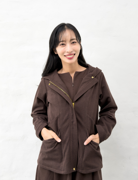 セットアップ可能】ヘリンボーンパーカー｜CINEMATIQ by Pinup Closet