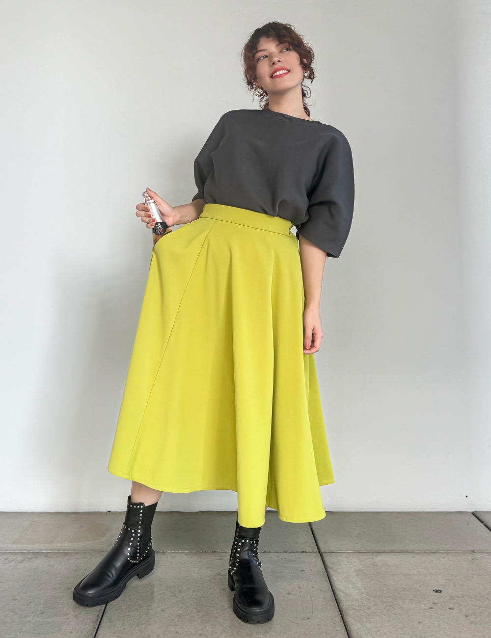 [Basic Line] Casual Flare Skirt