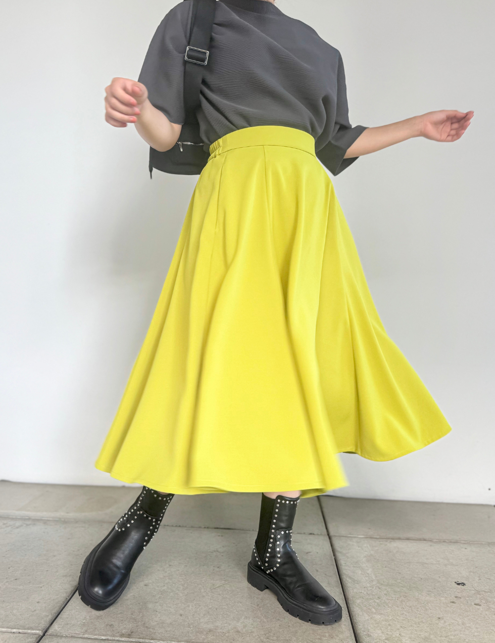 [Basic Line] Casual Flare Skirt