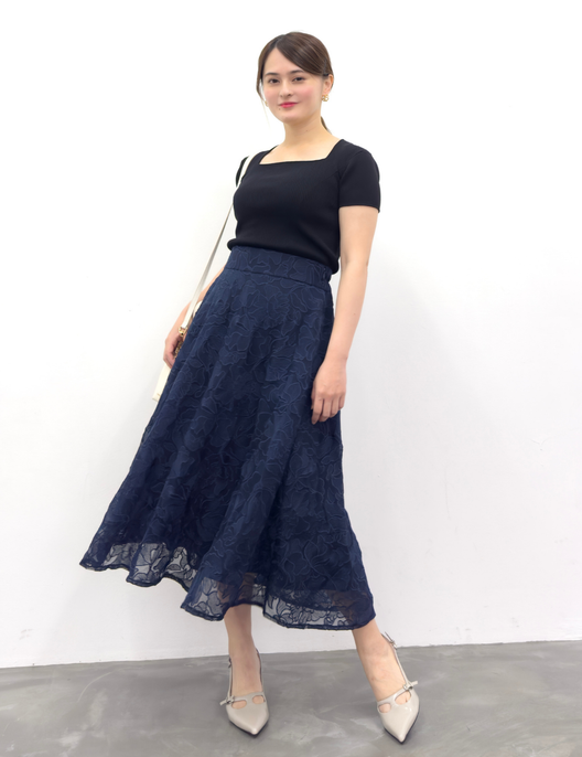 チュール刺繍レーススカート | CINEMATIQ by Pinup Closet チュール刺繍レーススカート | CINEMATIQ by Pinup Closet