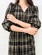 Cache-coeur Checked Dress