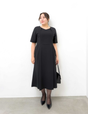 Washable and Stretchy Black Formal Wear (2-piece dress set)