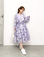 Real Free Sheer Fully Embroidered One-Piece Dress