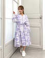 Real Free Sheer Fully Embroidered One-Piece Dress