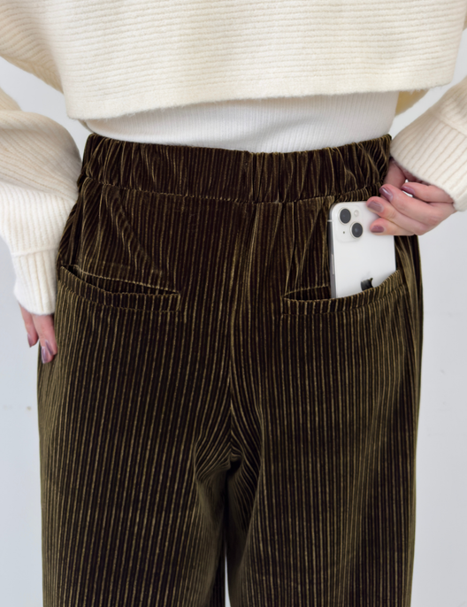 2wayベロアパンツ| CINEMATIQ by Pinup Closet 2wayベロアパンツ| CINEMATIQ by Pinup Closet