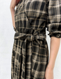 Cache-coeur Checked Dress