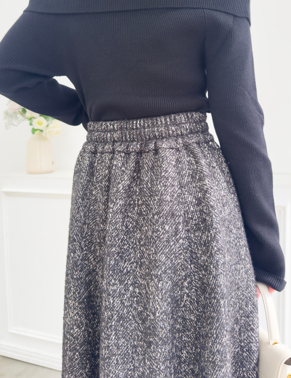 ツイードフリンジAラインスカート - Pinup Closet ONLINE STORE