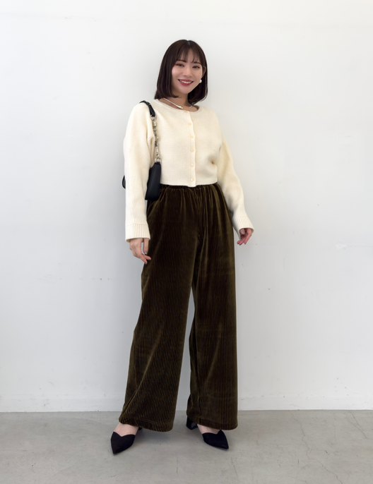 2wayベロアパンツ