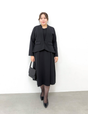Washable and Stretchy Black Formal Wear (2-piece dress set)