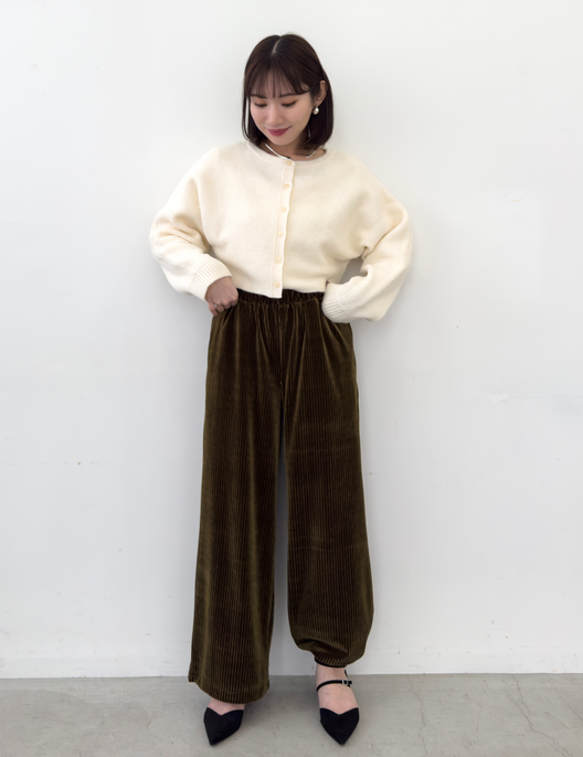 2wayベロアパンツ| CINEMATIQ by Pinup Closet 2wayベロアパンツ| CINEMATIQ by Pinup Closet