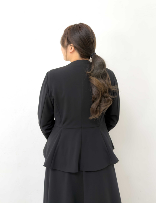 Washable and Stretchy Black Formal Wear (2-piece dress set)