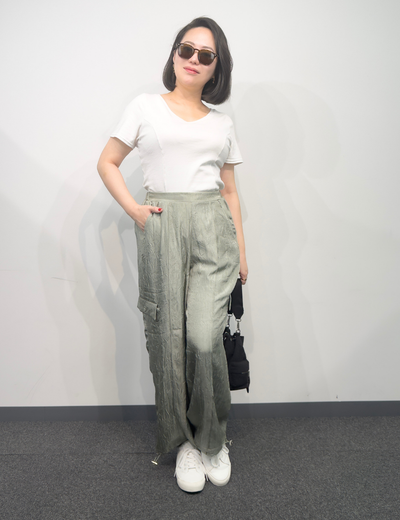 [Can be set up] Venetian lace pants 