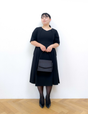 Washable and Stretchy Black Formal Wear (2-piece dress set)