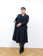 Washable and Stretchy Black Formal Wear (2-piece dress set)