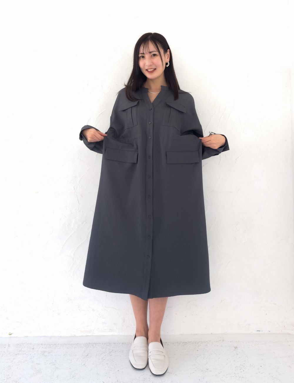 リアルフリードロストシャツワンピ