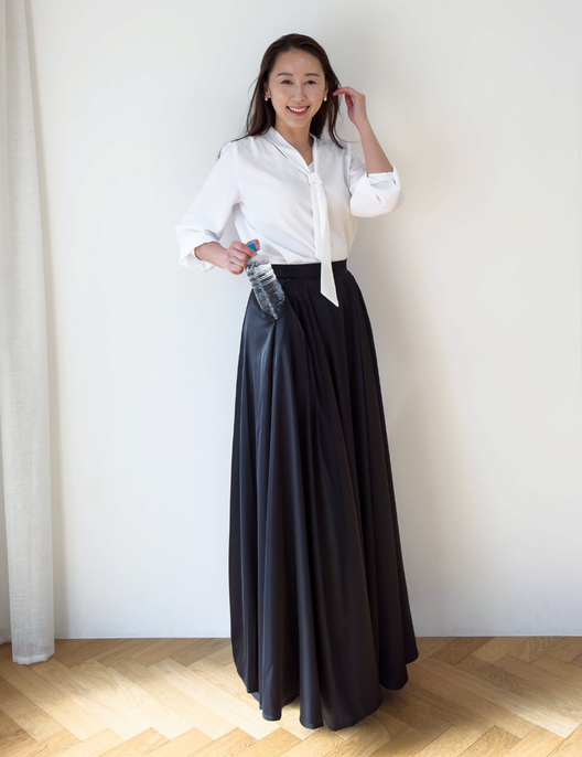 [Concert] Satin Long Skirt [Chorus]