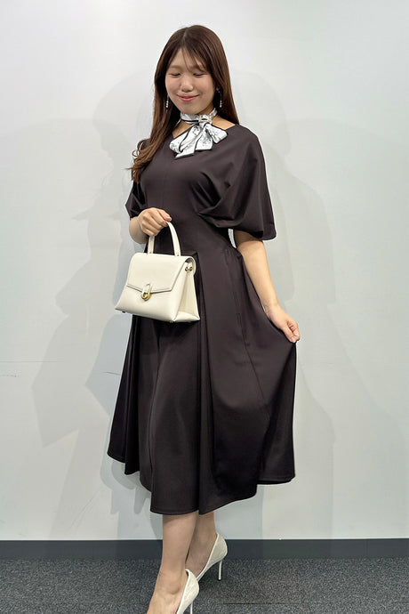 ドリーミースリーブワンピ/ココア/F　