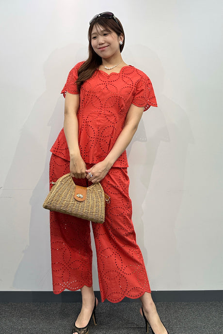 ヴェネツィアンレーストップス/ブリックレッド/F