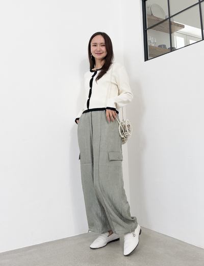 [Can be set up] Venetian lace pants 