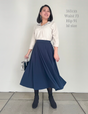 [Basic Line] Casual Flare Skirt