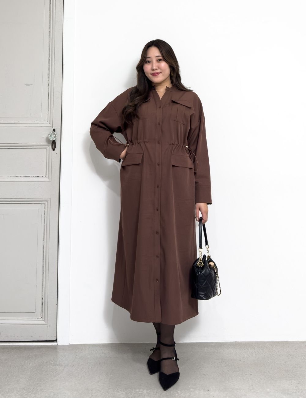 リアルフリードロストシャツワンピ