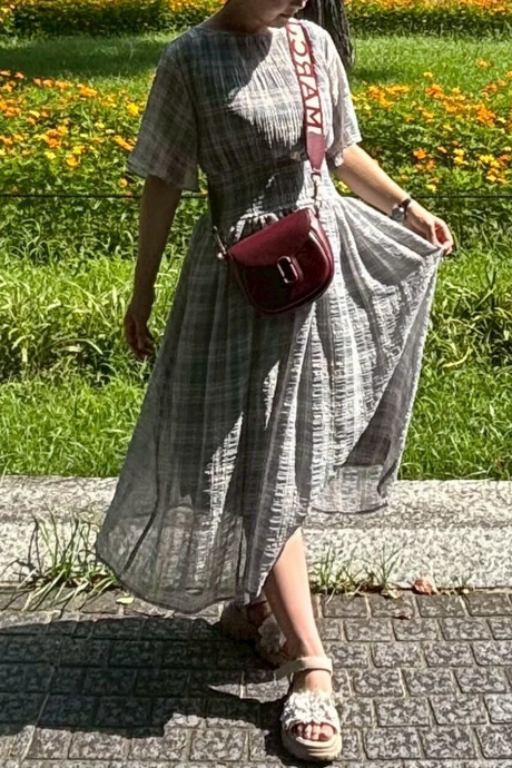 マジョリカワンピ/グレー/F