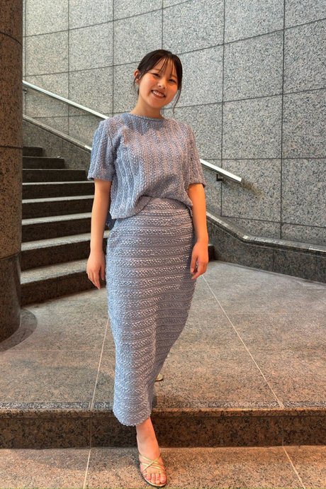 ブーケセットアップ/ライトブルー/S~M