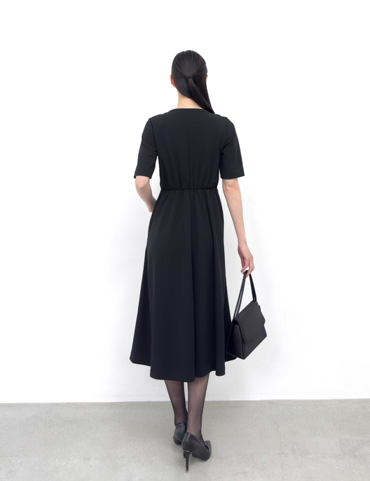 Washable and Stretchy Black Formal Wear (2-piece dress set)