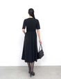 Washable and Stretchy Black Formal Wear (2-piece dress set)